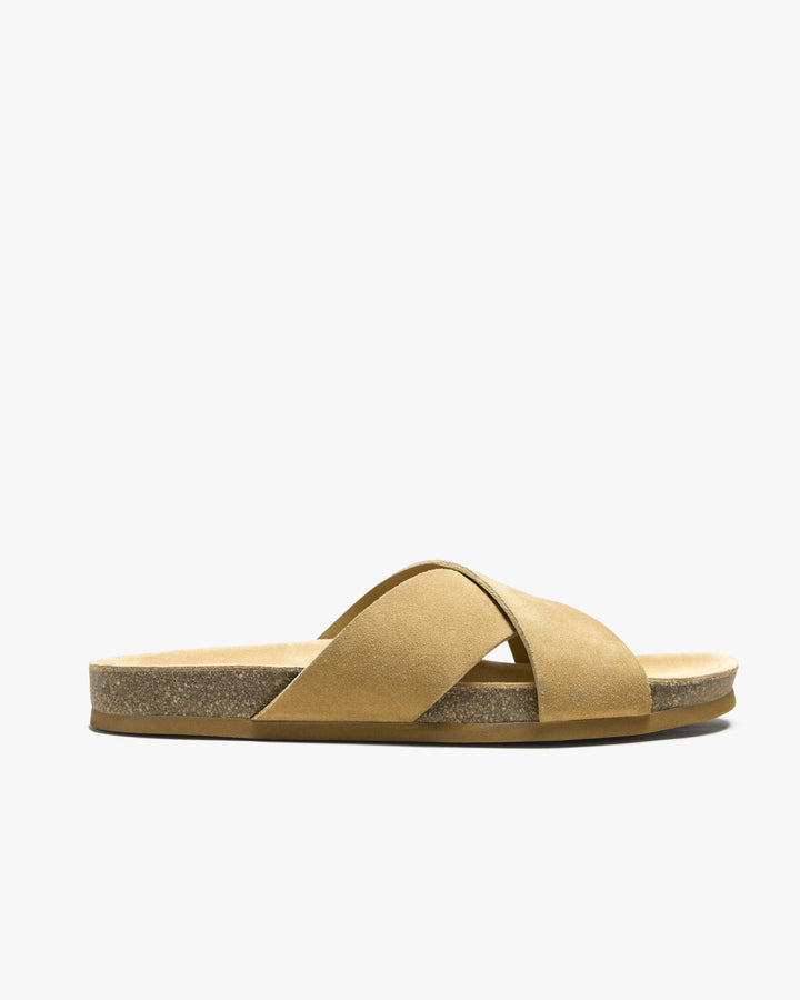 Kevin™ | Sandalen mit Kreuzriemen in Sandfarbe