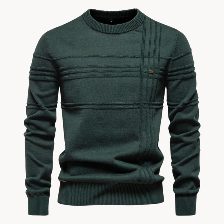 Dietger™ | Leichter Rundhals-Pullover mit klarer Silhouette