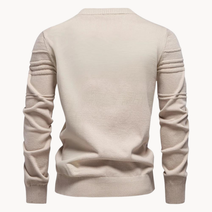Dietger™ | Leichter Rundhals-Pullover mit klarer Silhouette