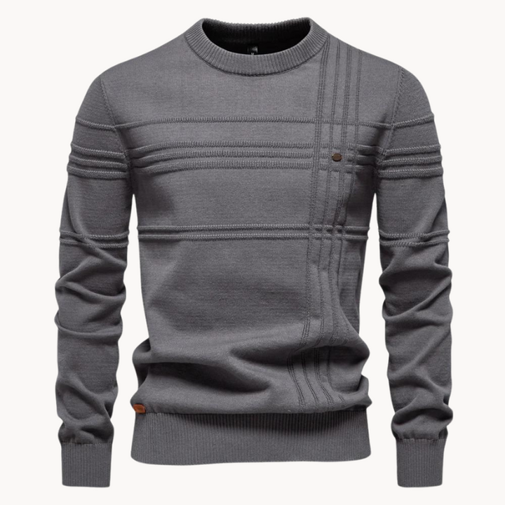 Dietger™ | Leichter Rundhals-Pullover mit klarer Silhouette