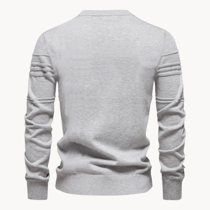 Dietger™ | Leichter Rundhals-Pullover mit klarer Silhouette