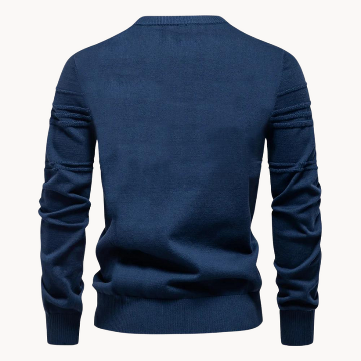 Dietger™ | Leichter Rundhals-Pullover mit klarer Silhouette
