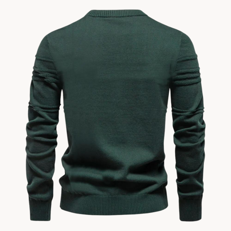 Dietger™ | Leichter Rundhals-Pullover mit klarer Silhouette