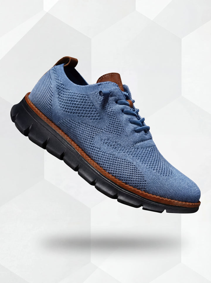 Bruno™ | Sportlicher Sneaker Blau/Schwarz