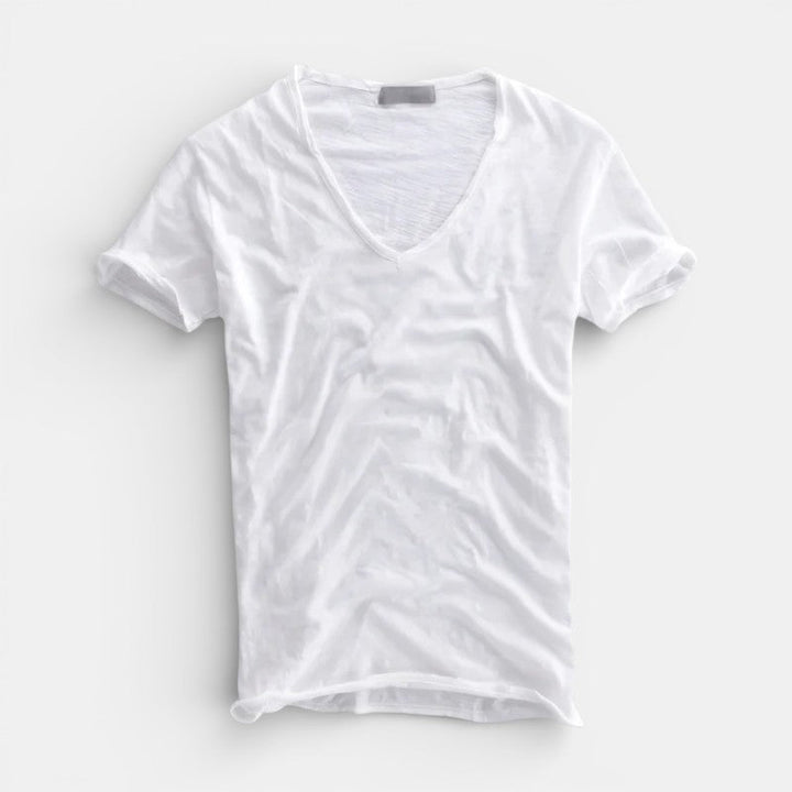 Meinhard™ | Weiches T-Shirt mit V-Ausschnitt