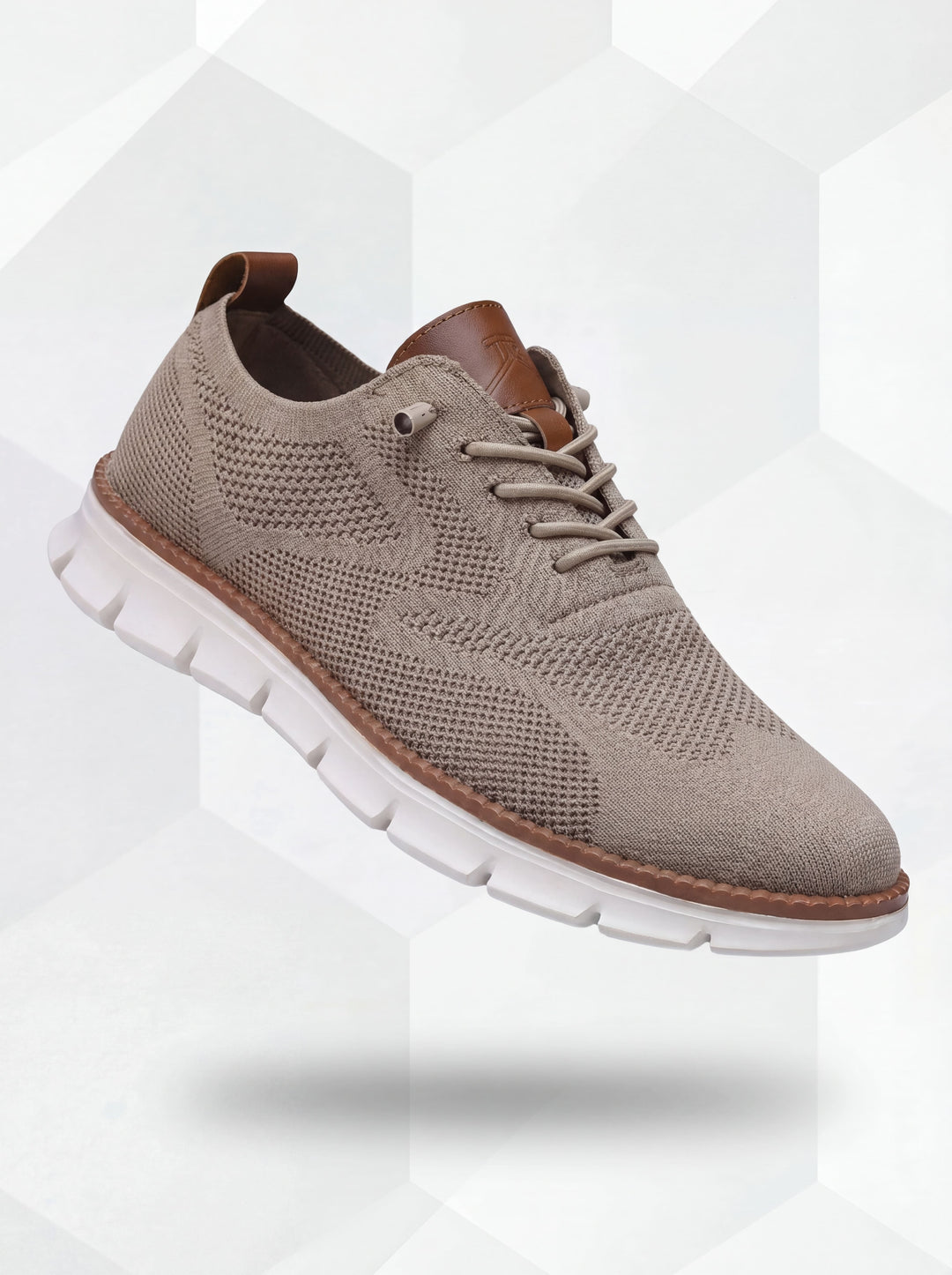 Christoph™ | Leichte Sneaker in Khaki/Weiß