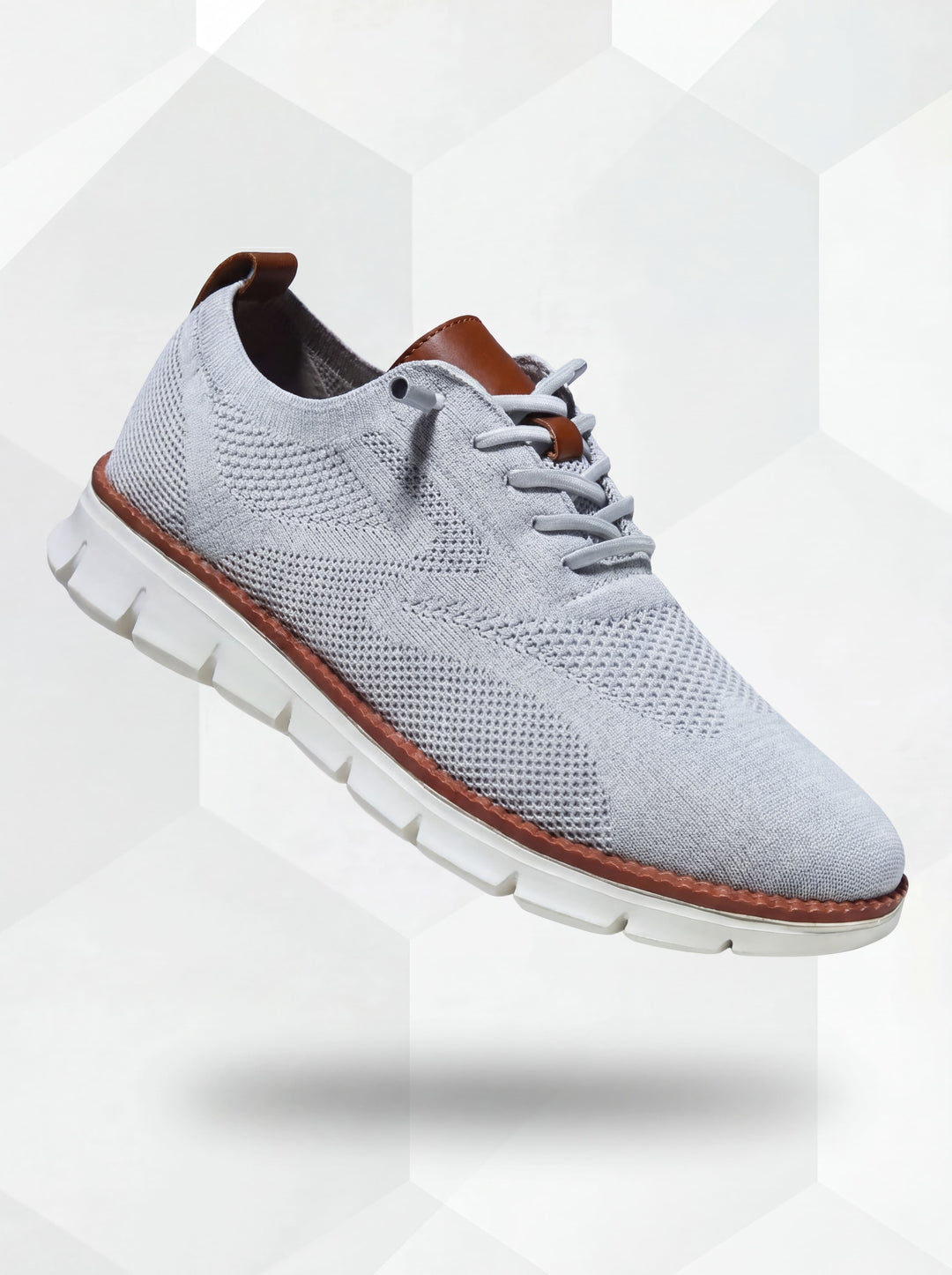 Joscha™ | Breathable Light Gray Sneaker