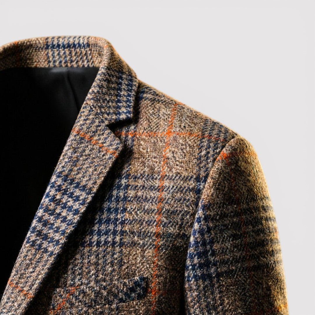 Lennard™ | Karierter Blazer im Einreiher-Schnitt