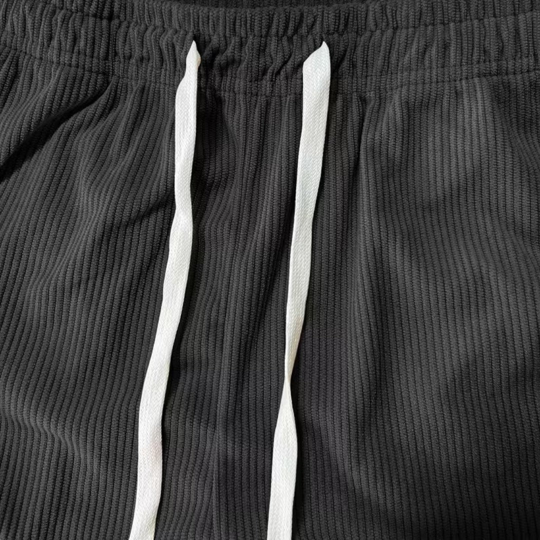 Gerrit™ | Strukturierte Shorts mit Kordelzugbund