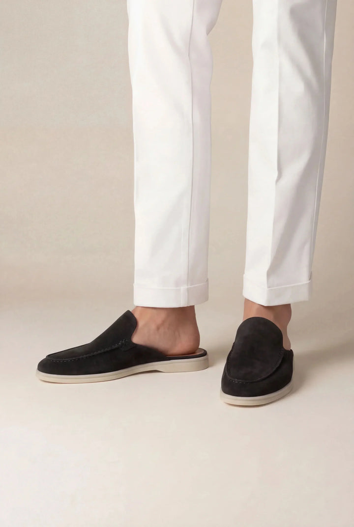 Bastian™ | Offener Sommer-Mule Schwarz