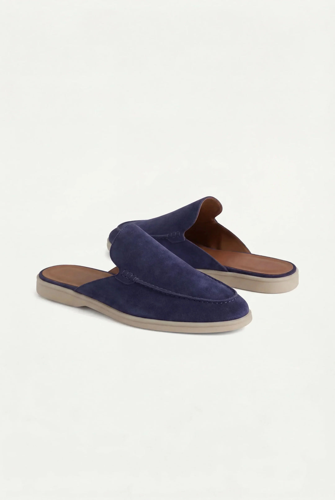 Albrecht™ | Offener Sommer-Mule Marineblau