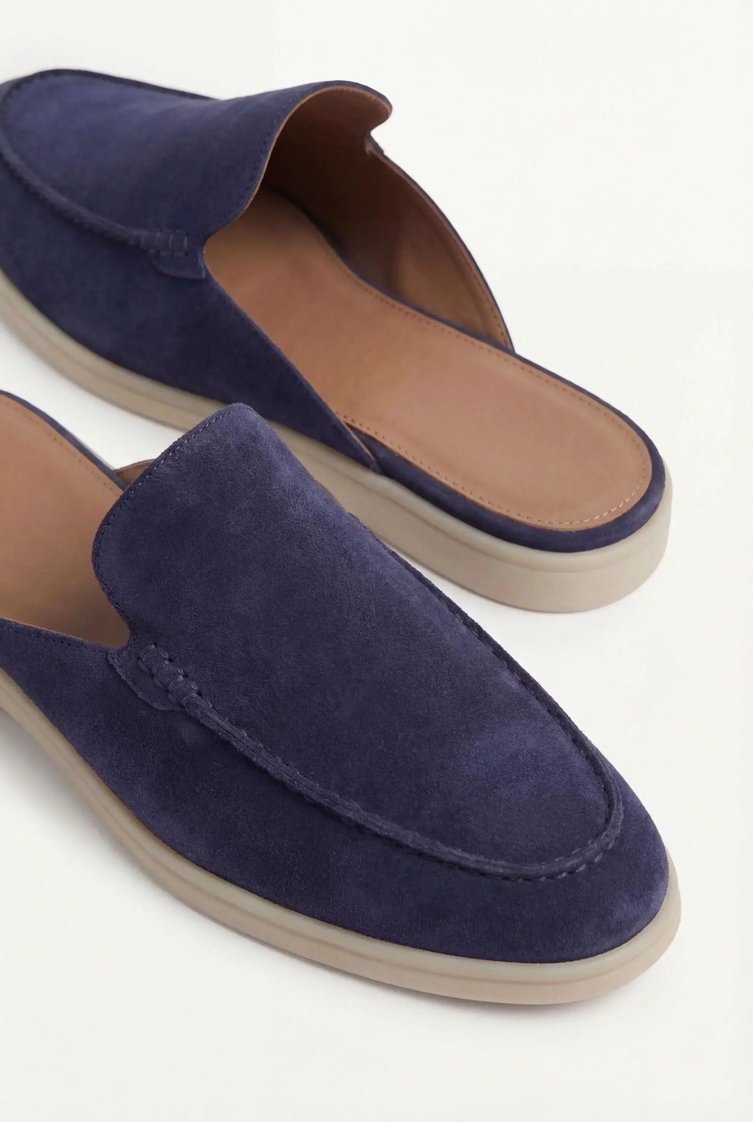 Albrecht™ | Offener Sommer-Mule Marineblau
