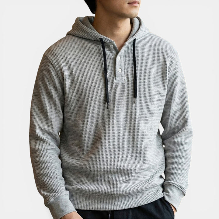 Tore™ | Wabenartiger Hoodie mit Kordelzug