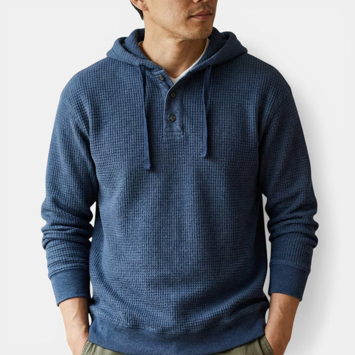 Tore™ | Wabenartiger Hoodie mit Kordelzug