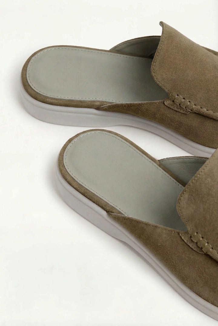 Dietrich™ | Offener Sommer-Mule Oliv