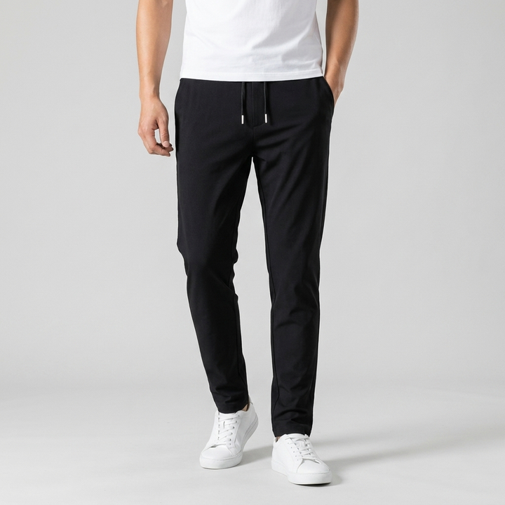 Dietrich™ | Glatte Tapered-Hose mit Stretch-Effekt