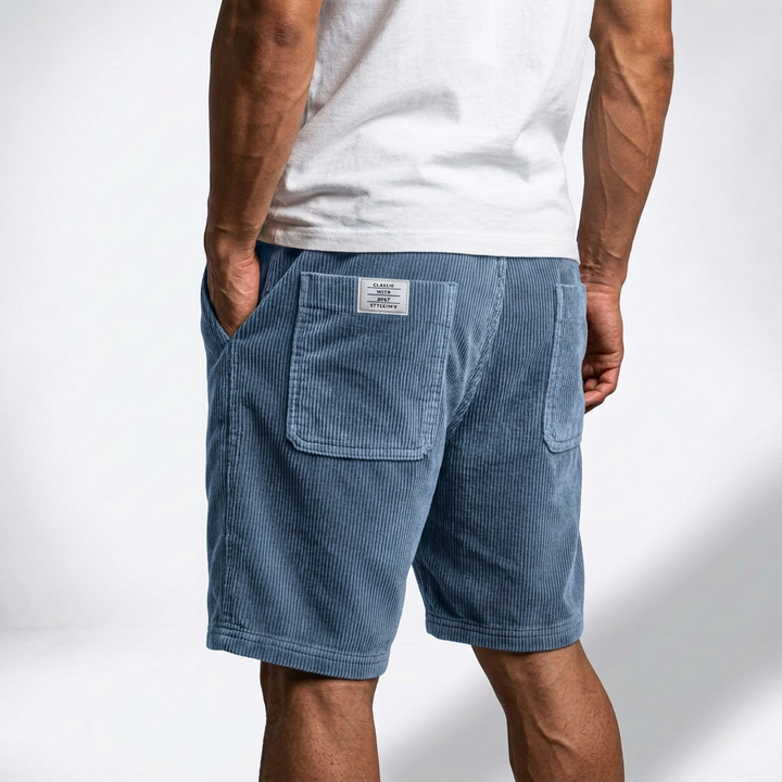 Hartmut™ | Leichte Rippshorts mit Tunnelzug