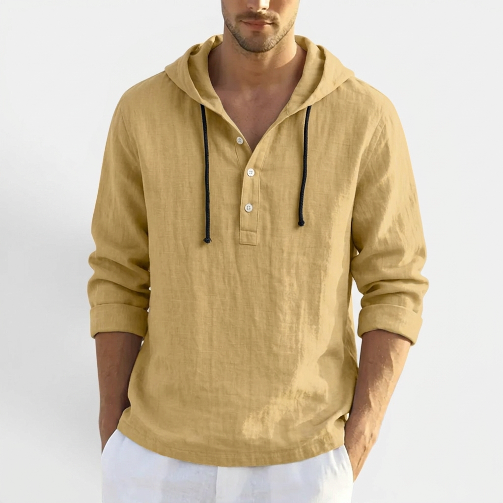 Sebastian™ | Leichtes Kapuzenshirt mit Zugband