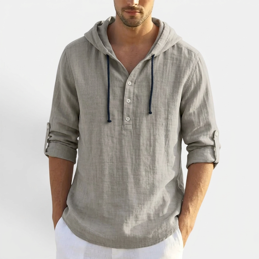 Sebastian™ | Leichtes Kapuzenshirt mit Zugband