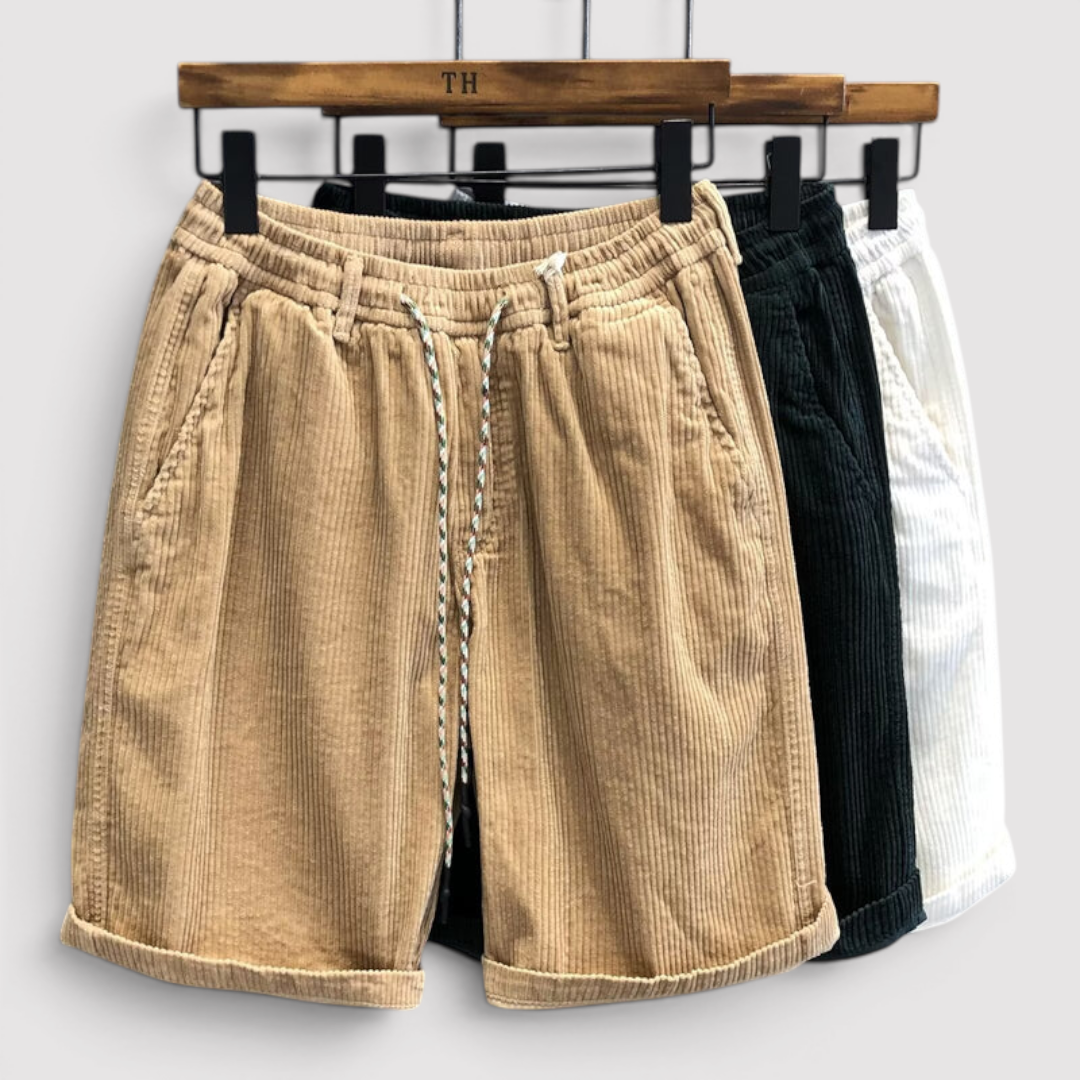 Ferdinand™ | Fein gerippte Shorts mit Tunnelzug
