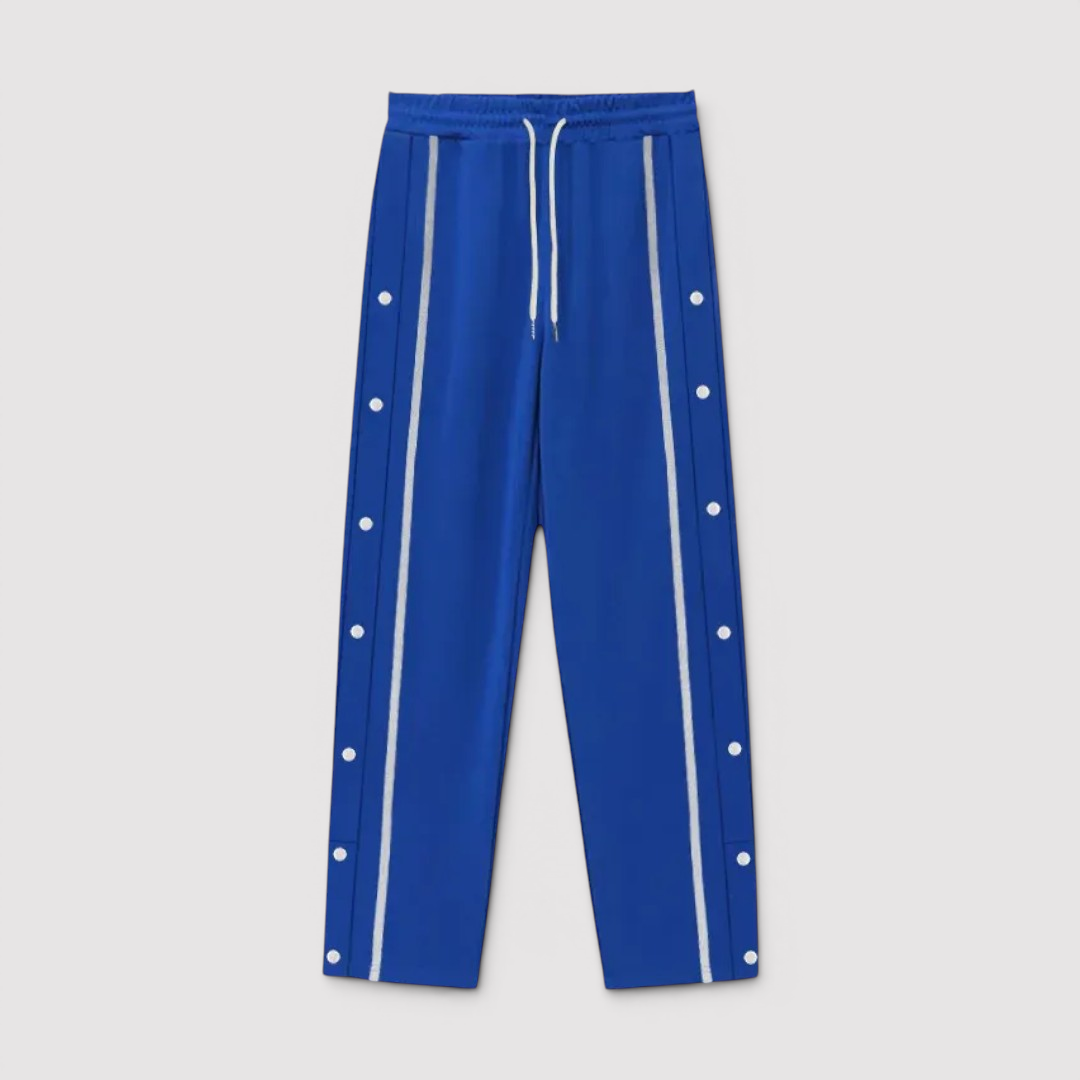 Falk™ | Leichte Hose mit seitlicher Knopfleiste