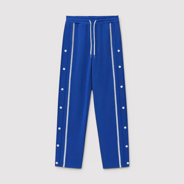 Falk™ | Leichte Hose mit seitlicher Knopfleiste