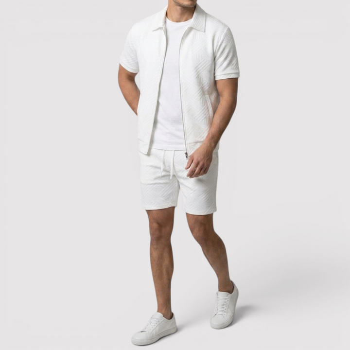 Gabriel™ | Zip-Shirt & Shorts Set