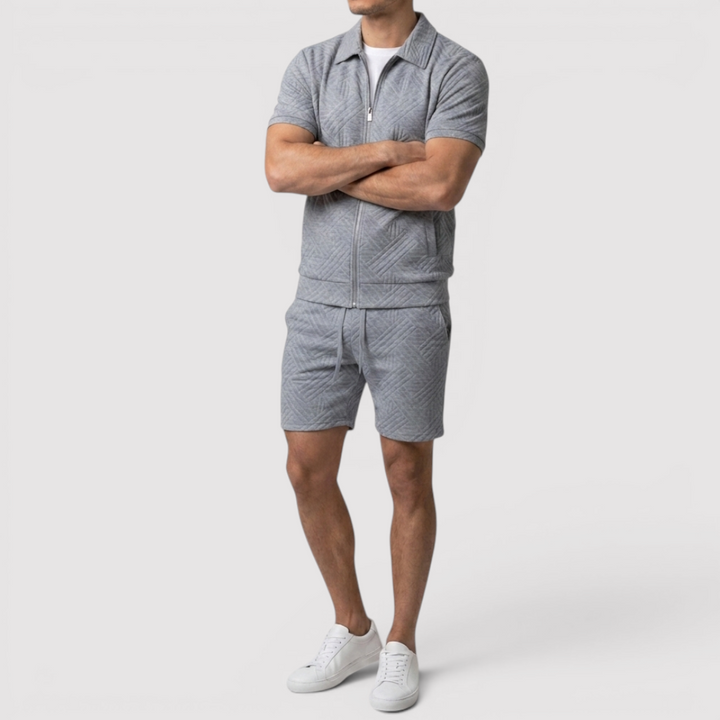 Gabriel™ | Zip-Shirt & Shorts Set