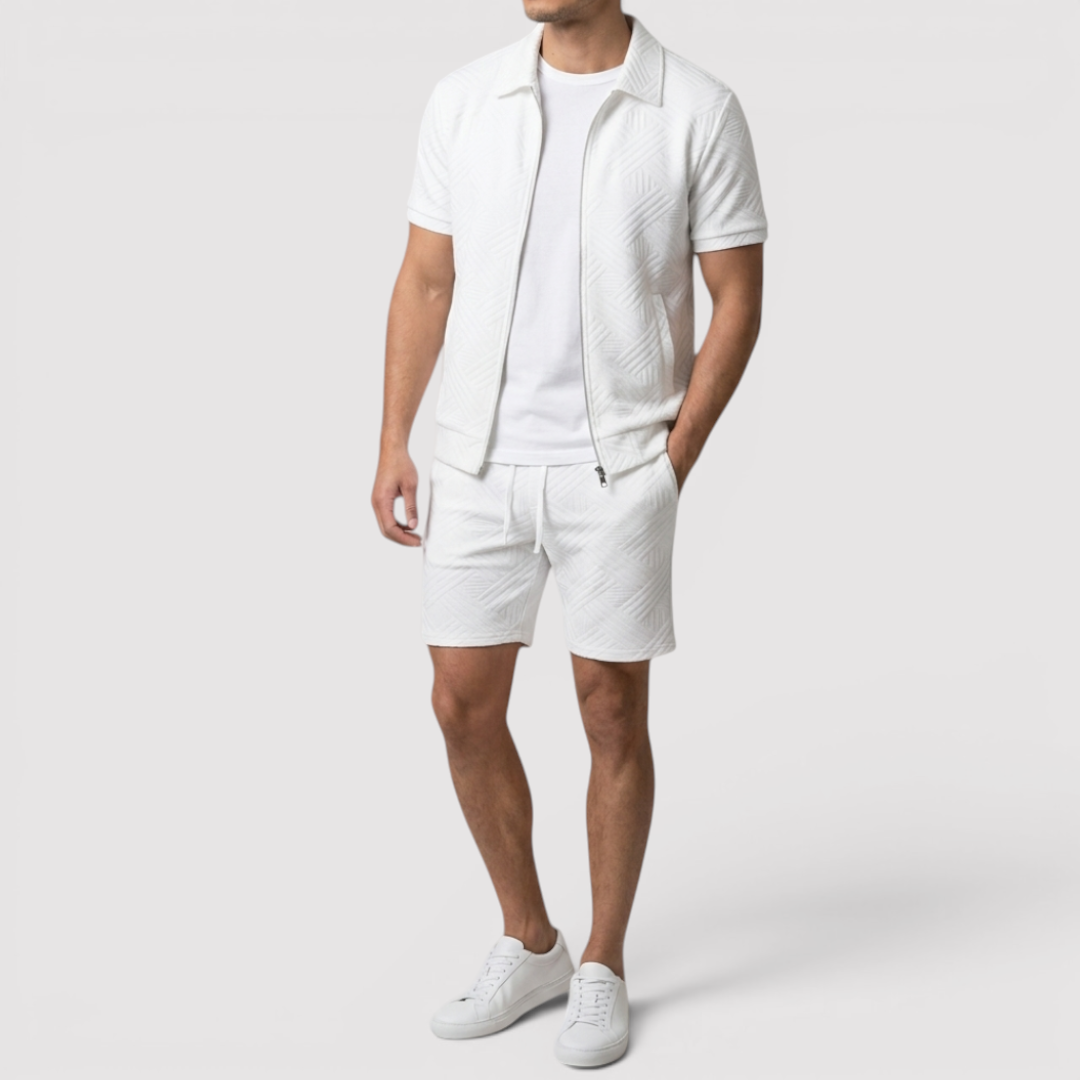 Gabriel™ | Zip-Shirt & Shorts Set