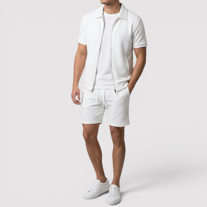 Gabriel™ | Zip-Shirt & Shorts Set