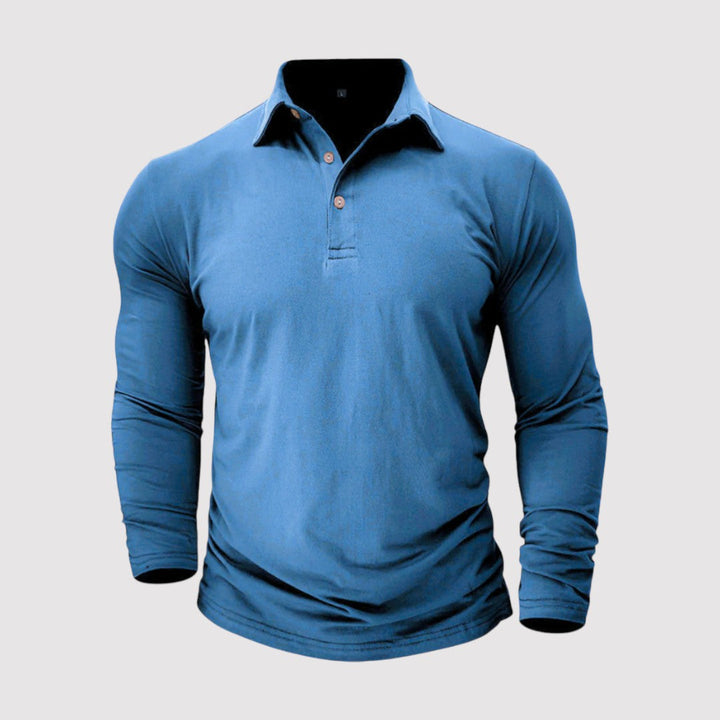 Pirmin™ | Langarm-Poloshirt mit klassischem Kragen