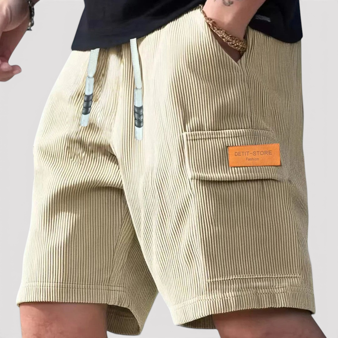 Markus Berlin Herren Rippshorts, Vorderansicht