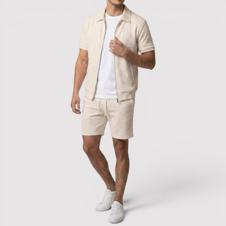 Gabriel™ | Zip-Shirt & Shorts Set