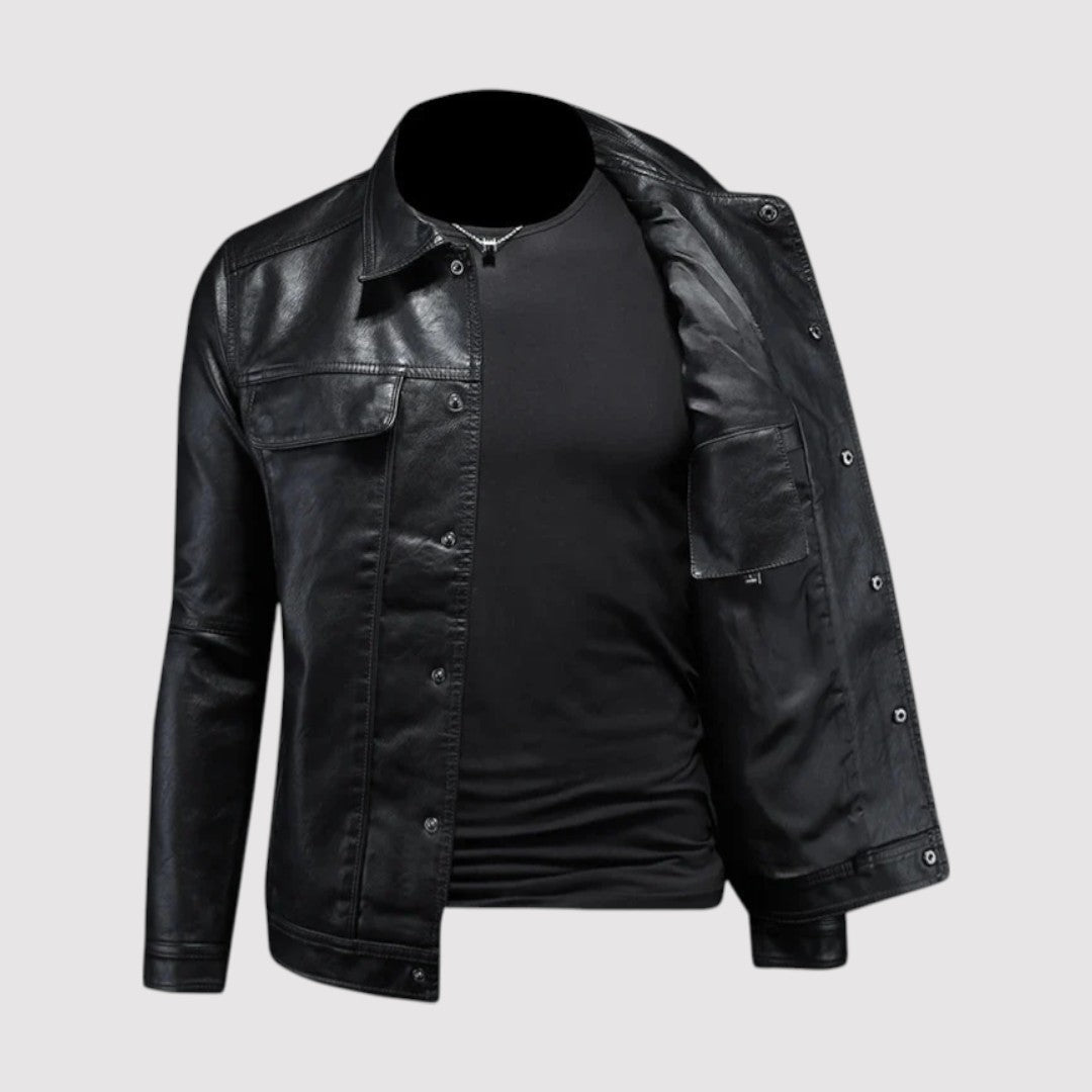 Lennart™ | Jacke mit Kragen und Knopfleiste