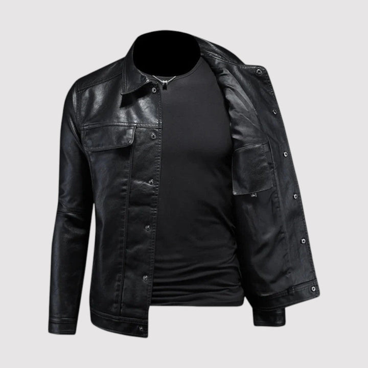 Lennart™ | Jacke mit Kragen und Knopfleiste