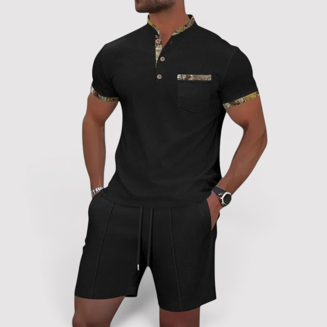 Frithjof™ | Leichtes Polo-Shorts-Set