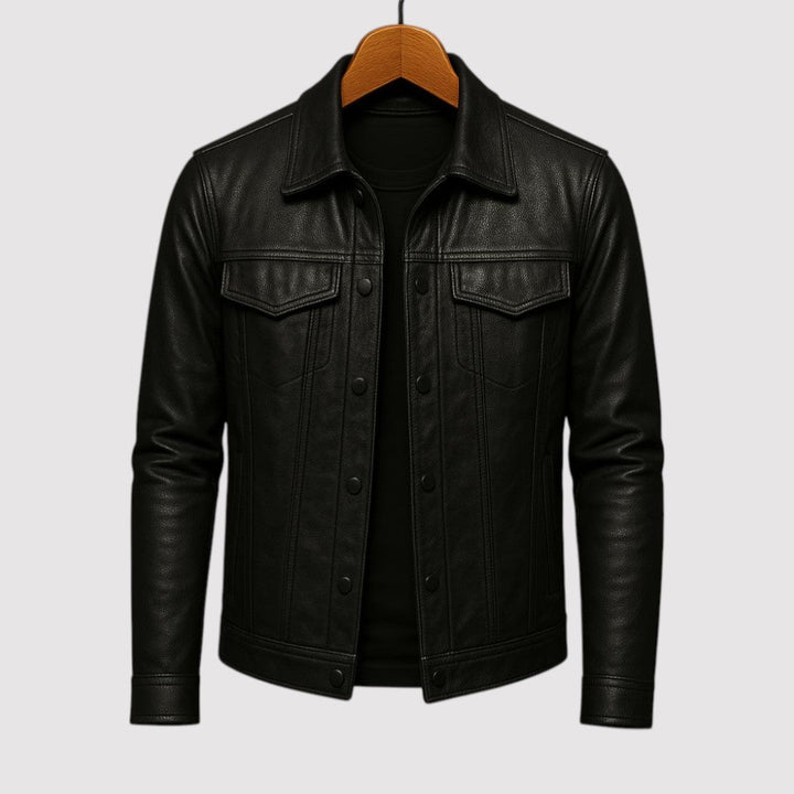 Lennart™ | Jacke mit Kragen und Knopfleiste