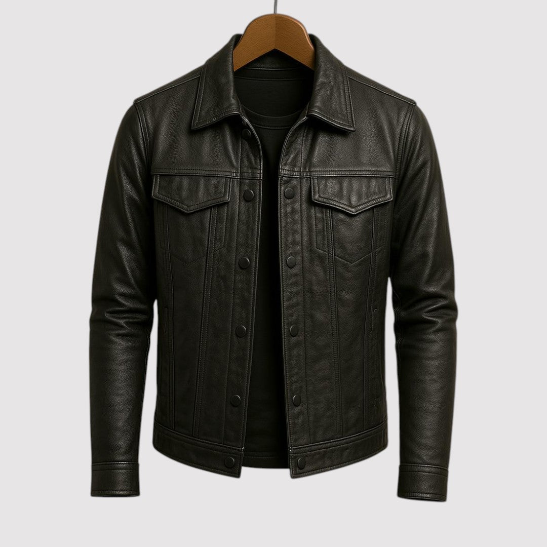 Lennart™ | Jacke mit Kragen und Knopfleiste