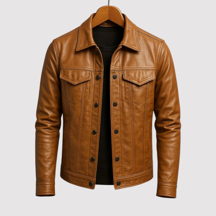 Lennart™ | Jacke mit Kragen und Knopfleiste