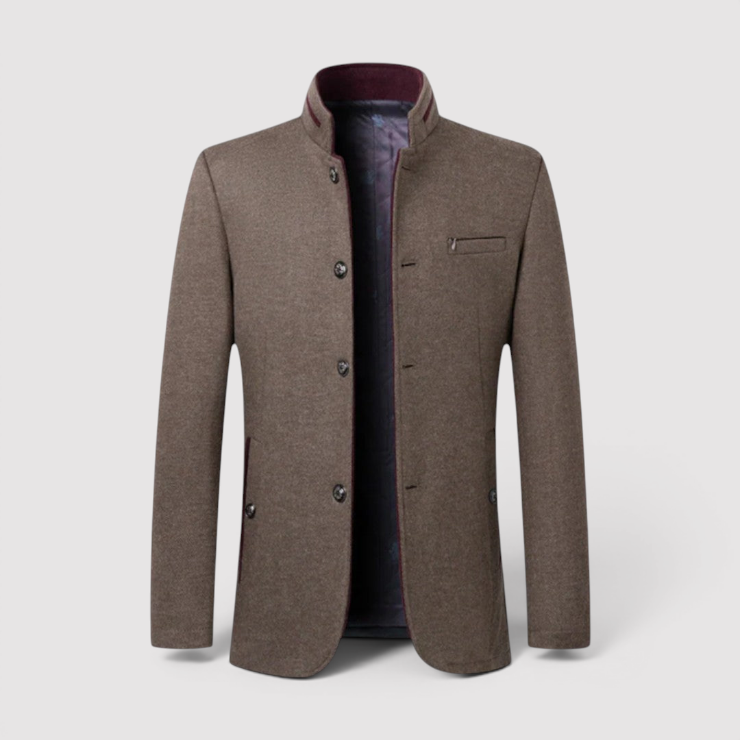 Bruno™ | Blazer mit Stehkragen und klaren Linien