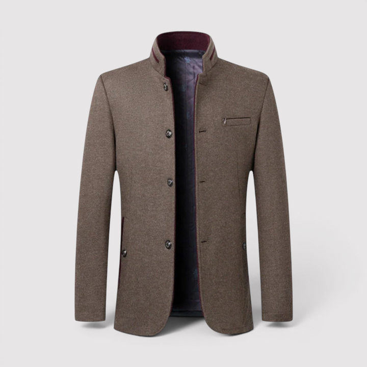 Bruno™ | Blazer mit Stehkragen und klaren Linien