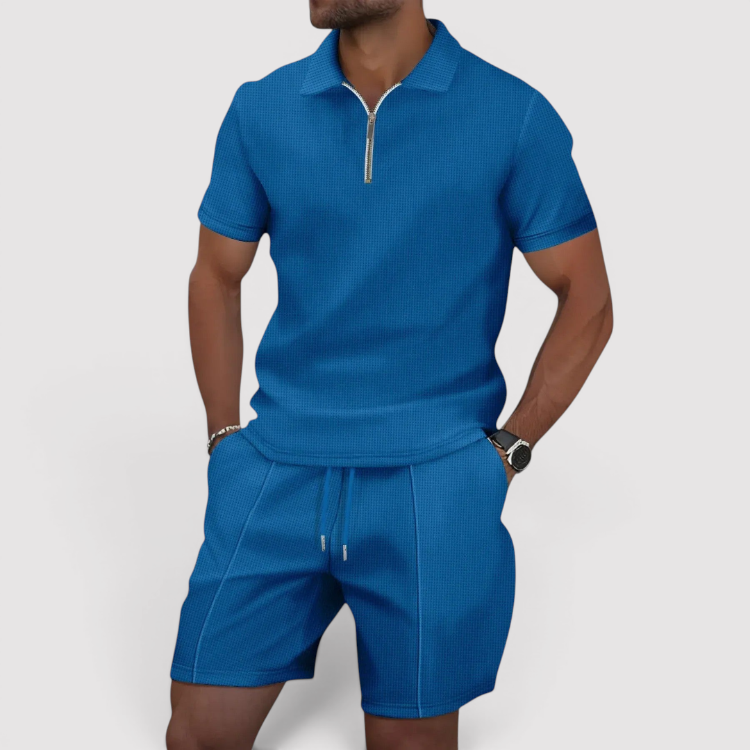 Frithjof™ | Leichtes Polo-Shorts-Set