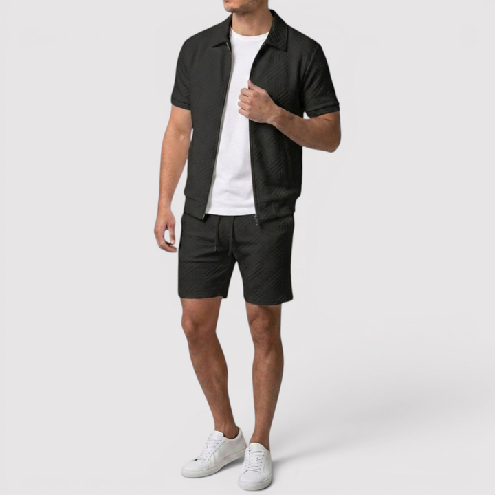 Gabriel™ | Zip-Shirt & Shorts Set