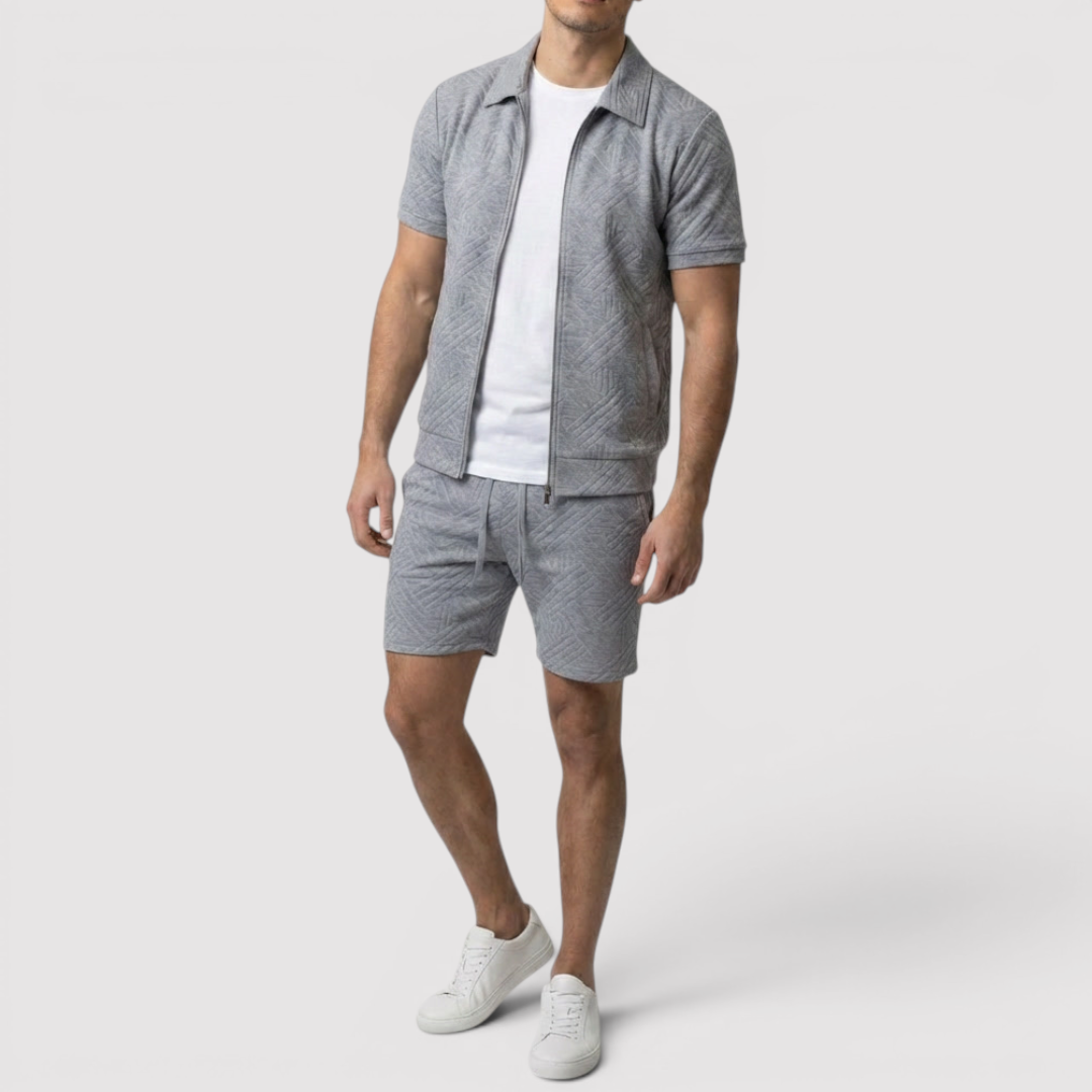 Gabriel™ | Zip-Shirt & Shorts Set