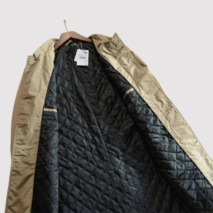 Christoph™ | Wetterfester Mantel mit hohem Kragen