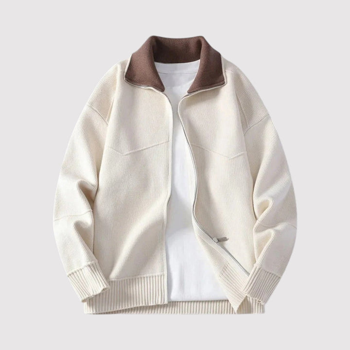 Elias™ | Wärmende Strickjacke mit Reißverschluss