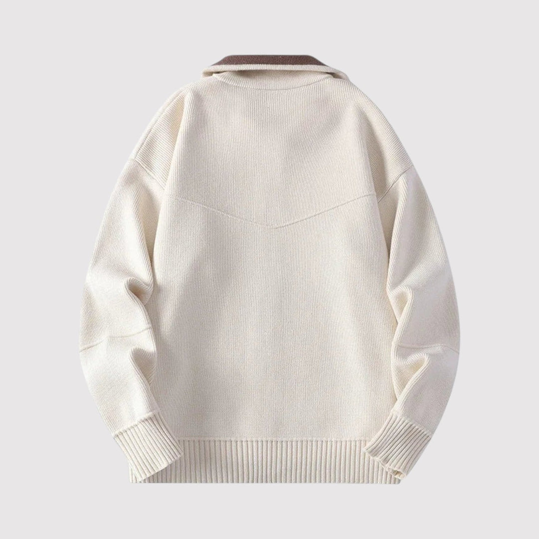 Elias™ | Wärmende Strickjacke mit Reißverschluss