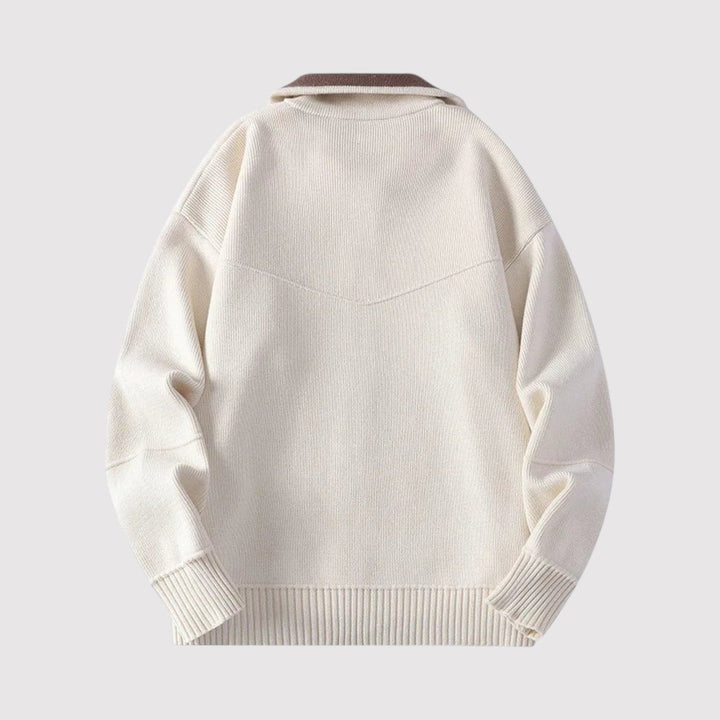 Elias™ | Wärmende Strickjacke mit Reißverschluss