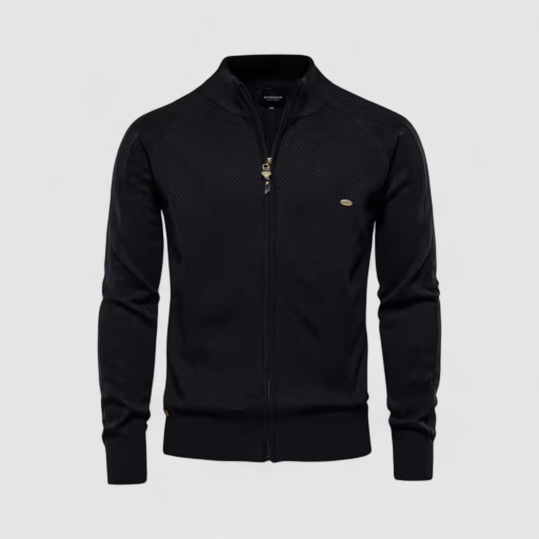 Achim™ | Strickjacke mit durchgehendem Reißverschluss