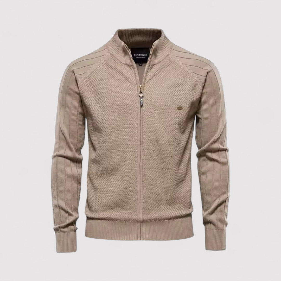 Achim™ | Strickjacke mit durchgehendem Reißverschluss